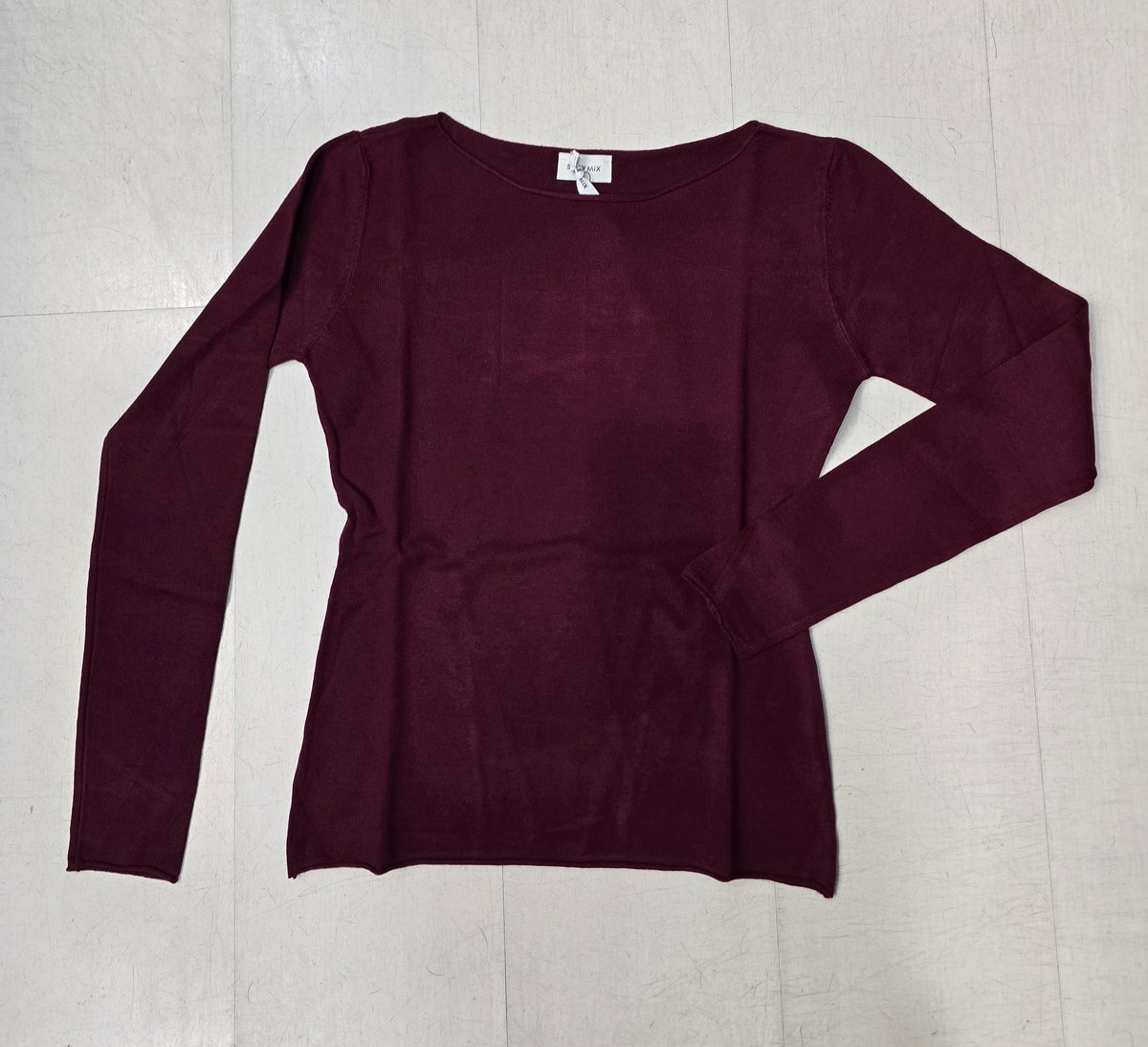 Maglia Donna Viscosa Scollo Barca