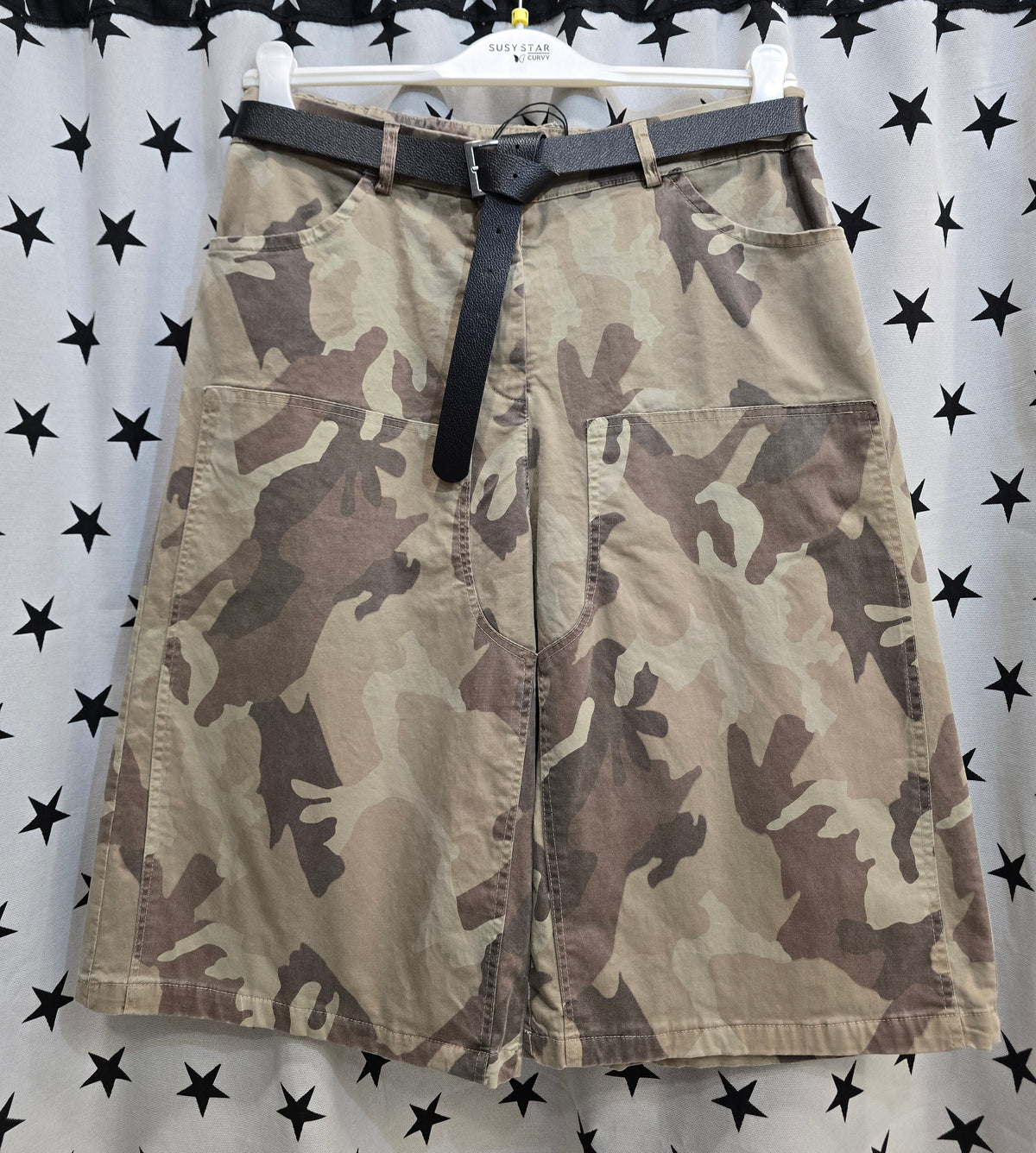 Bermuda Donna Curvy Camouflage