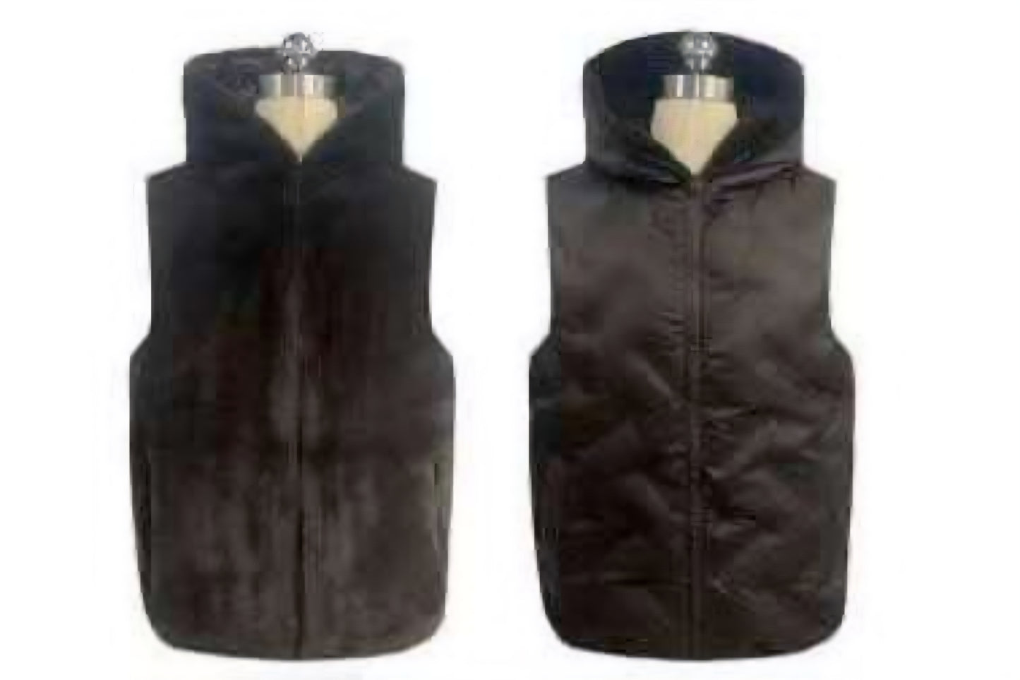 Piumino Smanicato Ecologico Reversibile Cappuccio